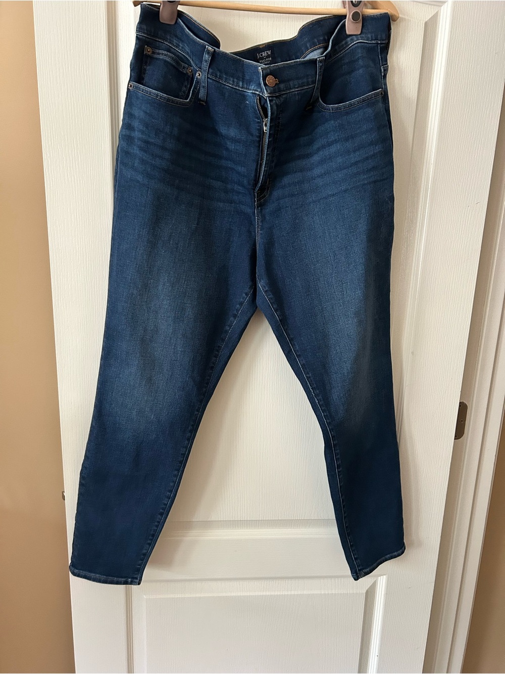 JCrew Dark Blue Mid-Rise Skinny Jeans
